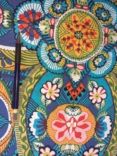 Blumen baumwollpopeline stoff gebraucht kaufen  Havixbeck