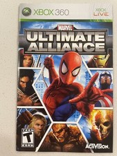 MARVEL ULTIMATE ALLIANCE - XBOX 360 - MANUAL DE INSTRUÇÕES SOMENTE comprar usado  Enviando para Brazil