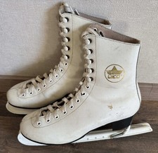 Schlittschuhe leder weiß gebraucht kaufen  Rahden