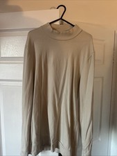 Roll neck beige for sale  SUNDERLAND