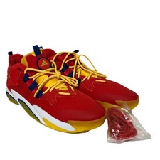 Tênis Adidas tamanho 16 McDonald’s All American Classic vermelho amarelo 2023 779001 comprar usado  Enviando para Brazil