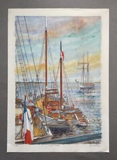 Stopover pauillac lithograph d'occasion  Expédié en Belgium