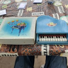  Porcelana de madeira azul para piano infantil anos 70, usado comprar usado  Enviando para Brazil