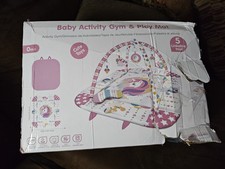 Tapete de brincar para academia de bebê, tapete de tempo de barriga 8 em 1 e academia de atividades, poço de bola lavável,... comprar usado  Enviando para Brazil