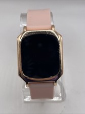 Relógio feminino digital LED tom ouro rosa estojo pulseira de borracha rosa - Nova bateria comprar usado  Enviando para Brazil