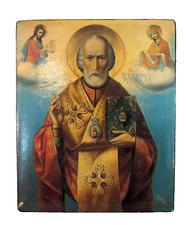 Antique icon nicholas for sale  Covington