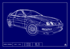 Poster honda integra for sale  SWINDON
