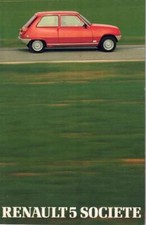 Usado, Catalogue brochure Renault 5 Société 1980/1981  France comprar usado Usado, Catalogue brochure Renault 5 Société 1980/1981  France comprar usado  Enviando para Brazil