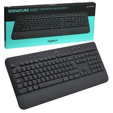 Używany, Bezprzewodowa klawiatura Bluetooth Logitech Signature K650 – układ QWERTZ na sprzedaż  PL