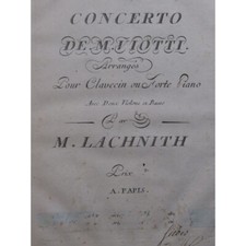 Lachnith concerto viotti d'occasion  Blois