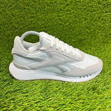 Tênis de corrida esportivo Reebok clássico camurça feminino tamanho 8 branco cinza comprar usado  Enviando para Brazil