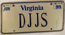Vanity DJ JS JESS JESSE matrícula música David John Jack Jim James Joe Jon VA segunda mano  Embacar hacia Mexico