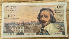 Billet francs richelieu d'occasion  Paris XVII