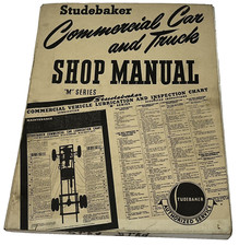 Camión de coche comercial Studebaker 1941 serie M libro manual de tienda distribuidor autorizado segunda mano  Embacar hacia Mexico