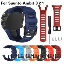 Pulseira de borracha de silicone para relógio Suunto Ambit3 Peak Ambit 2/1 + ferramenta comprar usado  Enviando para Brazil