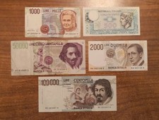 Banconote italiane usato Banconote italiane usato Olbia