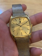 Pulseira Vintage Universal Geneve Sombra Dourada Original Microtor Demi PLS LER comprar usado  Enviando para Brazil