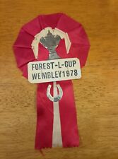 Roseta rara Nottingham Forest League Cup Wembley 1978 comprar usado  Enviando para Brazil