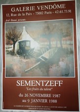Sementzeff michel affiche d'occasion  Les Lilas