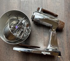 Vintage Sunbeam Mixmaster 12 Velocidades Mixer Cromado com 2 Tigelas comprar usado  Enviando para Brazil