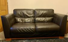 Seater brown leather for sale  STOURPORT-ON-SEVERN