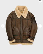 Shearling jacket men for sale  BIRMINGHAM