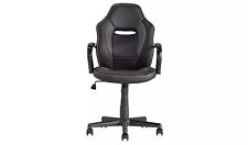 Cadeira de jogos Argos Home couro sintético encosto médio - Preta (caixa aberta item testado), usado comprar usado  Enviando para Brazil