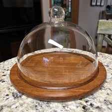 Wood glass dome for sale  Duluth