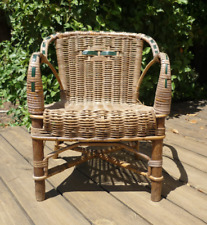 Fauteuil osier ancien d'occasion  Éguilles
