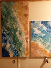 Matching beach scene for sale  Galion
