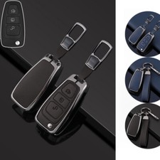 Capa chave de carro de couro liga leve para Ford Focus S-Max Ranger Galaxy Mondeo C-Max comprar usado  Enviando para Brazil