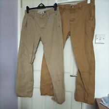 Mens chinos x2. for sale  KINGSWINFORD