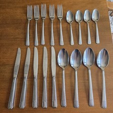 Usado, Lote de 18 talheres de aço inoxidável vintage Silco EUA comprar usado  Enviando para Brazil