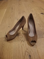 Peeptoes beige echt gebraucht kaufen  Arnstorf