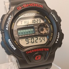 Termômetro raro Casio G-SHOCK DW-6100 (974) nova moldura e alça funcionando  comprar usado Termômetro raro Casio G-SHOCK DW-6100 (974) nova moldura e alça funcionando  comprar usado  Enviando para Brazil