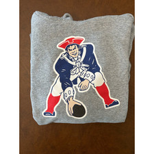 Patriots gray hooded for sale  West Boylston