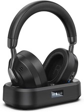 Fones de ouvido sem fio para TV – supra-auricular, Bluetooth 5.3, tela de LED, usado comprar usado  Enviando para Brazil