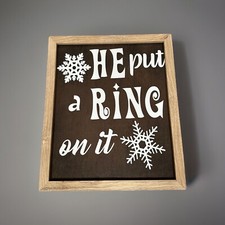 Handpainted engagement chalkbo for sale  Cleveland