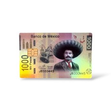 Adesivo holográfico para cartão de crédito Banco de México capa decalque capa 2 comprar usado Adesivo holográfico para cartão de crédito Banco de México capa decalque capa 2 comprar usado  Enviando para Brazil