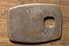 Elwood, Indiana IN Bell & Humphrey Pool Room Maverick Barrel Trade Token, usado comprar usado  Enviando para Brazil