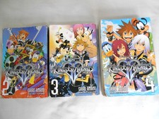 Shiro Amano--KINGDOM HEARTS II Vol. 2 3 4 Manga Ex-Library Copies comprar usado  Enviando para Brazil