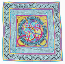 Cachecol Celtic Renaissance Design azul amarelo vermelho seda 34”x34” /179 comprar usado Cachecol Celtic Renaissance Design azul amarelo vermelho seda 34”x34” /179 comprar usado  Enviando para Brazil