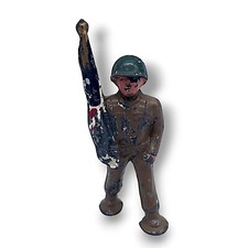 Boneco militar chumbo brinquedo soldado #10 bandeira do exército soldado Barclay comprar usado  Enviando para Brazil
