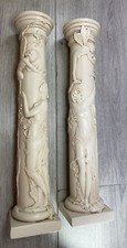 Pair candlesticks pedestal for sale  EVESHAM