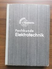 Fachkunde elektrotechnik . gebraucht kaufen  Braunschweig