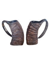 Usado, Cerveja vinho Medieval Buffalo Tankard Horn Drinking Ale comprar usado  Enviando para Brazil