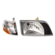 Conjunto de conjunto de faróis para 2000-03 Volvo VNL 00-17 VNM esquerda direita design diamante, usado comprar usado  Enviando para Brazil