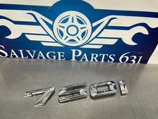 2006 Bmw 750i E65 OEM porta-malas cromado "750i" números de crachá e letra, usado comprar usado  Enviando para Brazil