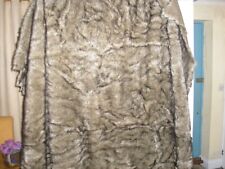 Fur fabric dark for sale  LONDON