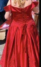 Brautkleid rot gebraucht kaufen  Droyßig, Wetterzeube